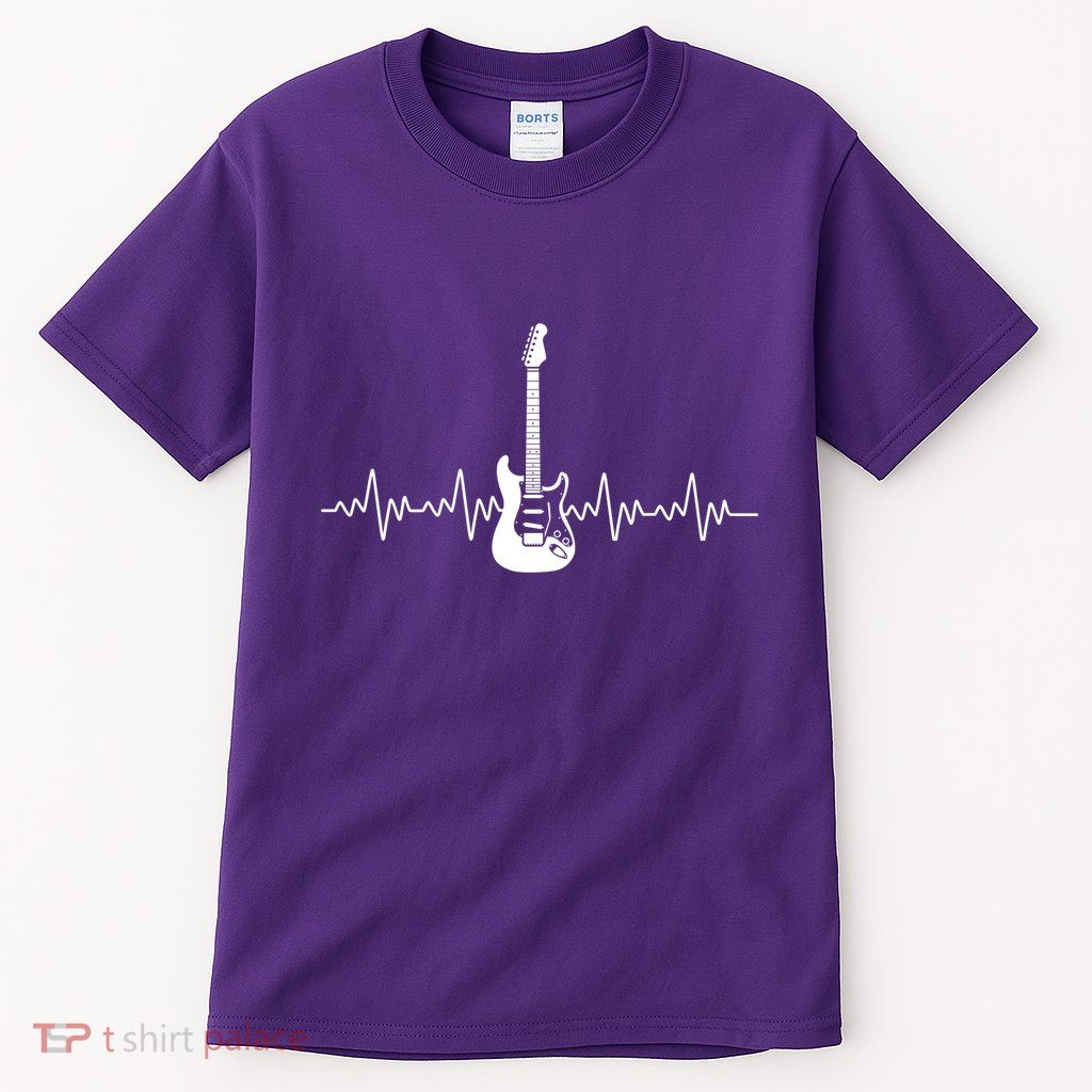 Bass Guitar Player Heartbeat Tall T-Shirt