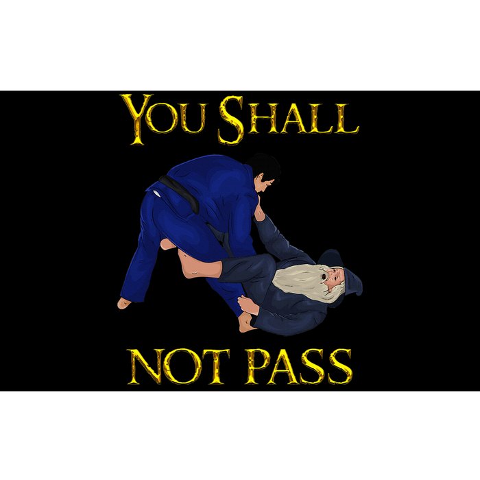 Bjj Guard Passing You Shall Not Pass Brazilian Jiu Jitsu Bumper Sticker