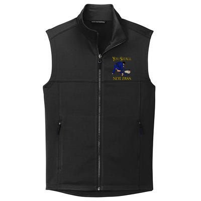 Bjj Guard Passing You Shall Not Pass Brazilian Jiu Jitsu Collective Smooth Fleece Vest