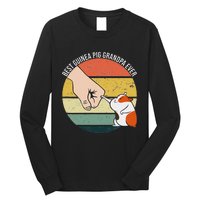 Best Guinea Pig Grandpa Ever Furry Potato Domestic Cavy Long Sleeve Shirt