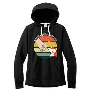 Best Guinea Pig Grandpa Ever Furry Potato Domestic Cavy Women's Fleece Hoodie