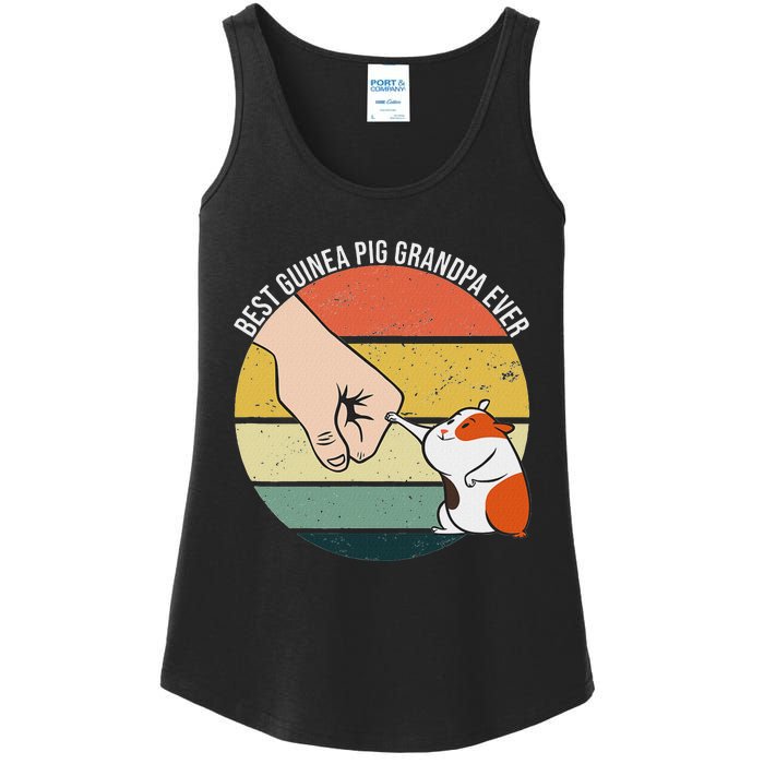 Best Guinea Pig Grandpa Ever Furry Potato Domestic Cavy Ladies Essential Tank