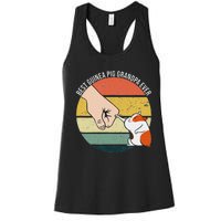 Best Guinea Pig Grandpa Ever Furry Potato Domestic Cavy Women's Racerback Tank