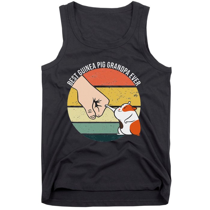 Best Guinea Pig Grandpa Ever Furry Potato Domestic Cavy Tank Top