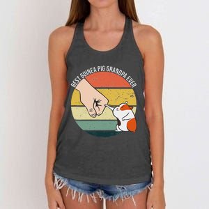 Best Guinea Pig Grandpa Ever Furry Potato Domestic Cavy Women's Knotted Racerback Tank