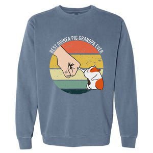 Best Guinea Pig Grandpa Ever Furry Potato Domestic Cavy Garment-Dyed Sweatshirt