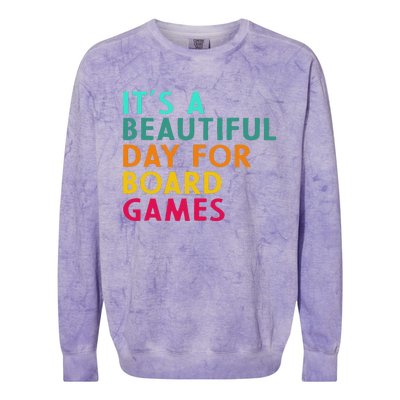 Board Game Player Geek Quote For Boradgame Lover And Nerd Colorblast Crewneck Sweatshirt