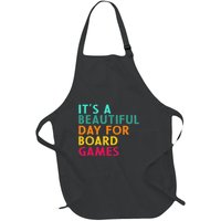 Board Game Player Geek Quote For Boradgame Lover And Nerd Full-Length Apron With Pockets