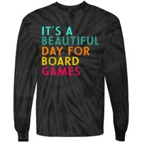 Board Game Player Geek Quote For Boradgame Lover And Nerd Tie-Dye Long Sleeve Shirt