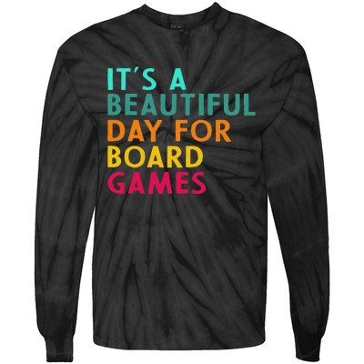 Board Game Player Geek Quote For Boradgame Lover And Nerd Tie-Dye Long Sleeve Shirt