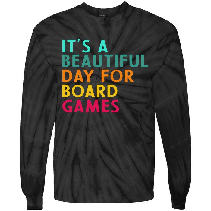 Board Game Player Geek Quote For Boradgame Lover And Nerd Tie-Dye Long Sleeve Shirt