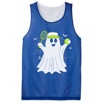 Boo Ghost Playing Tennis Funny Halloween Tennis Costume Mesh Reversible Basketball Jersey Tank