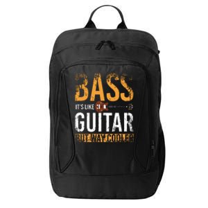 Bass Guitar Player Bassist Gift Bass Guitar City Backpack