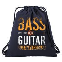 Bass Guitar Player Bassist Gift Bass Guitar Drawstring Bag