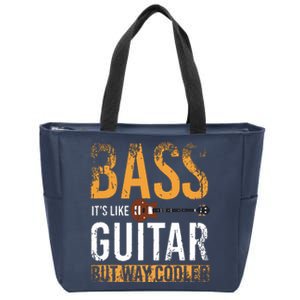 Bass Guitar Player Bassist Gift Bass Guitar Zip Tote Bag