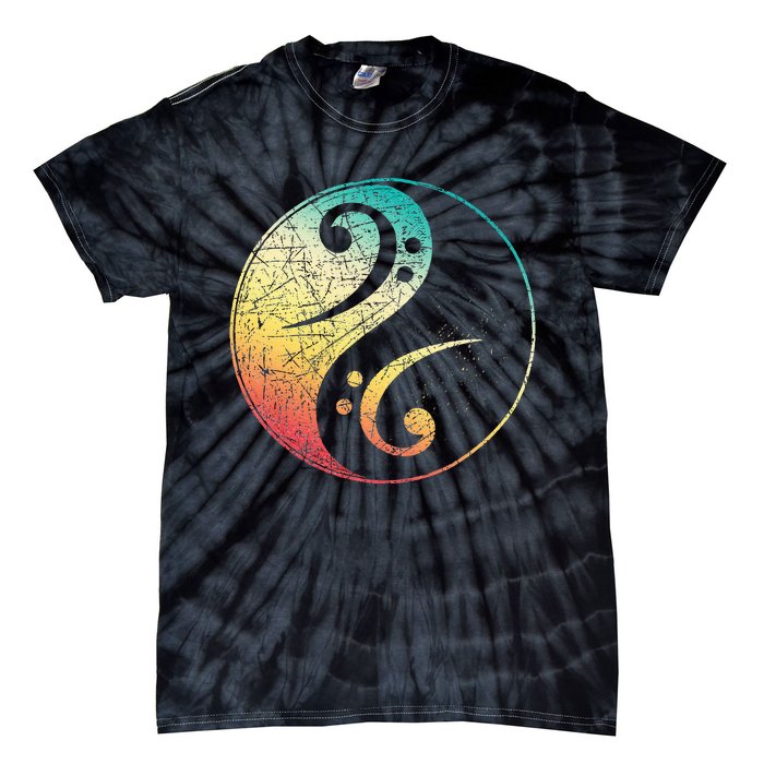 Bass Guitar Player Musical Instrument Bass Guitar Tie-Dye T-Shirt