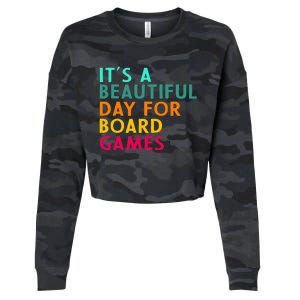 Board Game Player Geek For Boradgame Lover And Nerd Cropped Pullover Crew