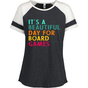 Board Game Player Geek For Boradgame Lover And Nerd Enza Ladies Jersey Colorblock Tee