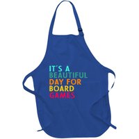 Board Game Player Geek For Boradgame Lover And Nerd Full-Length Apron With Pockets