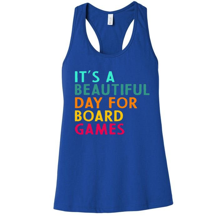 Board Game Player Geek For Boradgame Lover And Nerd Women's Racerback Tank