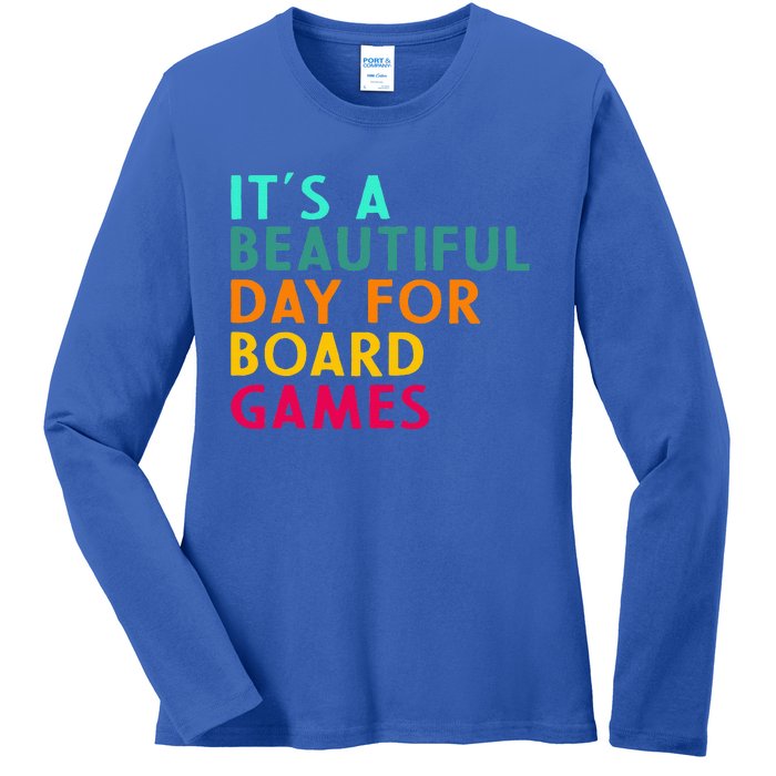 Board Game Player Geek For Boradgame Lover And Nerd Ladies Long Sleeve Shirt