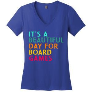 Board Game Player Geek For Boradgame Lover And Nerd Women's V-Neck T-Shirt