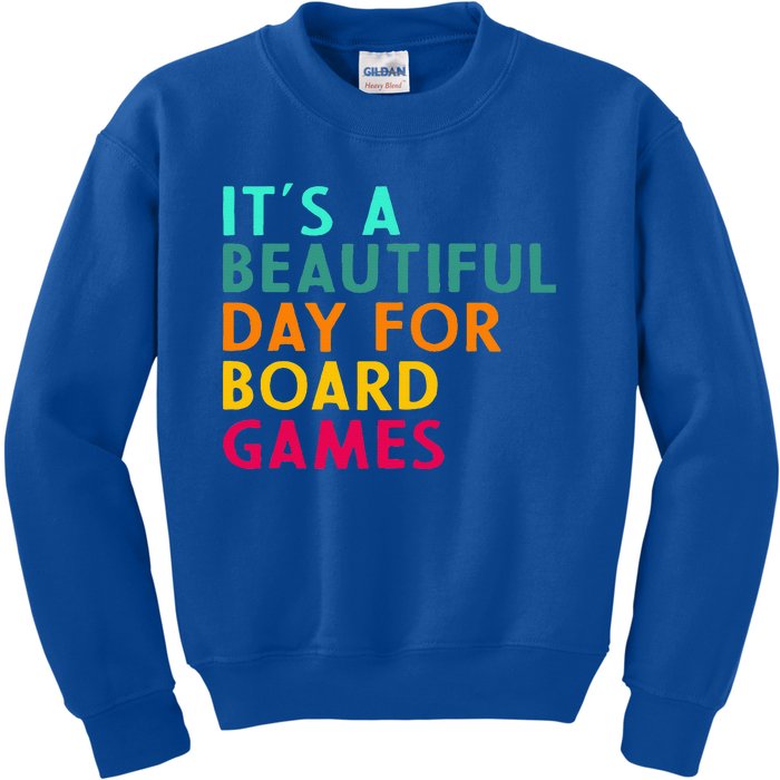 Board Game Player Geek For Boradgame Lover And Nerd Kids Sweatshirt