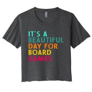 Board Game Player Geek For Boradgame Lover And Nerd Women's Crop Top Tee