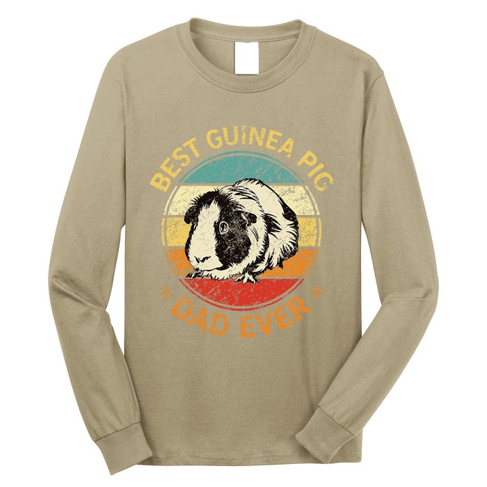 Best Guinea Pig Dad Ever Funny Guinea Pig Daddy Father Long Sleeve Shirt