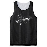 Bass Guitar Player Music Guitarist Musician Rock Mesh Reversible Basketball Jersey Tank