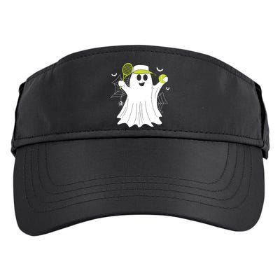 Boo Ghost Playing Tennis Funny Halloween Tennis Costume Adult Drive Performance Visor