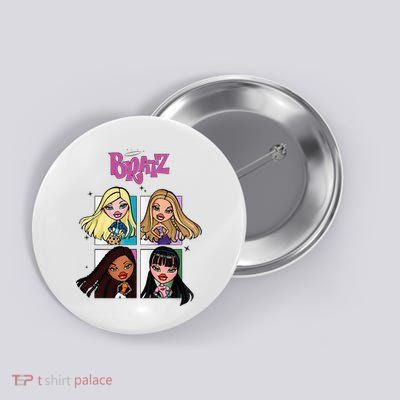 Bratz Girl Panels Gradient Colors Button