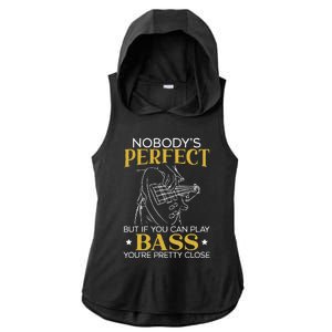 Bass Guitar Player Bassist Guitarist Musician Music Ladies PosiCharge Tri-Blend Wicking Draft Hoodie Tank