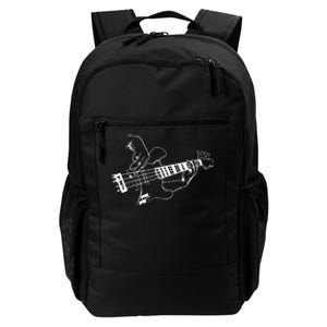 Bass Guitar Player Music Guitarist Musician Rock Cool Gift Daily Commute Backpack