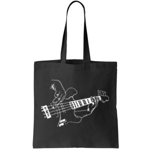 Bass Guitar Player Music Guitarist Musician Rock Cool Gift Tote Bag