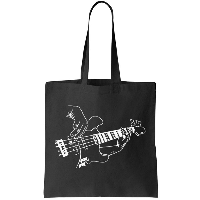 Bass Guitar Player Music Guitarist Musician Rock Cool Gift Tote Bag