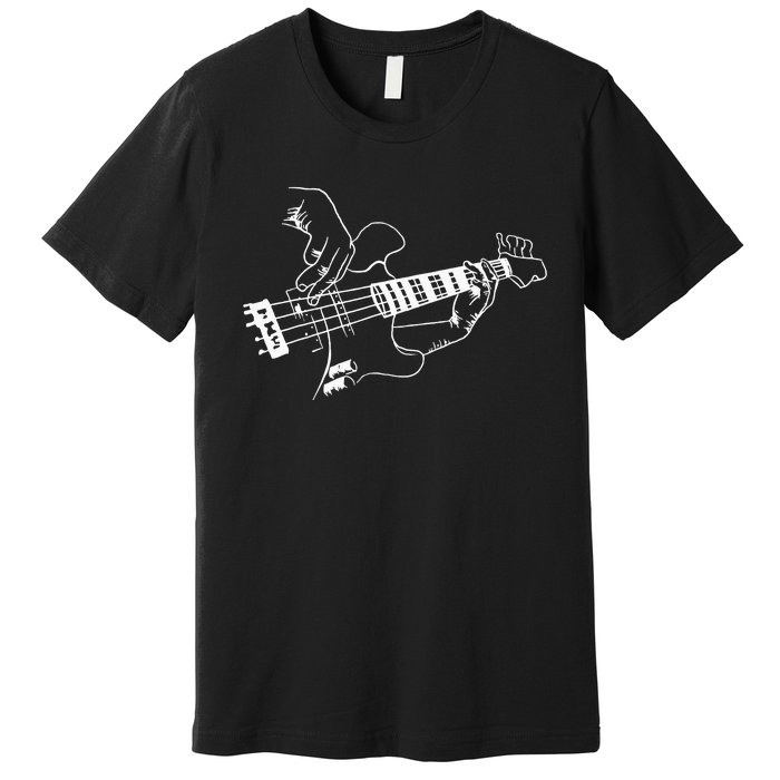 Bass Guitar Player Music Guitarist Musician Rock Cool Gift Premium T-Shirt