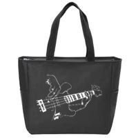 Bass Guitar Player Music Guitarist Musician Rock Cool Gift Zip Tote Bag