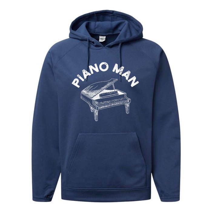 Baby Grand Piano Man Teacher Student Pianist Gifts Performance Fleece Hoodie