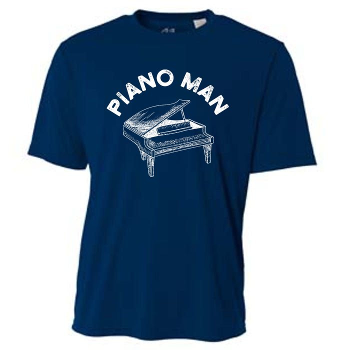 Baby Grand Piano Man Teacher Student Pianist Gifts Cooling Performance Crew T-Shirt