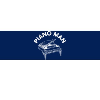 Baby Grand Piano Man Teacher Student Pianist Gifts Bumper Sticker