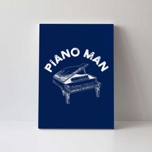 Baby Grand Piano Man Teacher Student Pianist Gifts Canvas