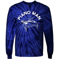 Baby Grand Piano Man Teacher Student Pianist Gifts Tie-Dye Long Sleeve Shirt