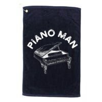 Baby Grand Piano Man Teacher Student Pianist Gifts Platinum Collection Golf Towel