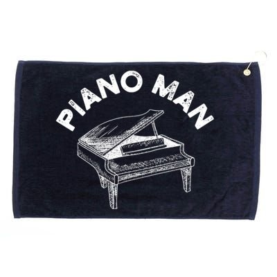 Baby Grand Piano Man Teacher Student Pianist Gifts Grommeted Golf Towel