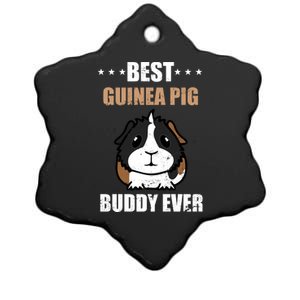 Best Guinea Pig Buddy Ever Ceramic Star Ornament