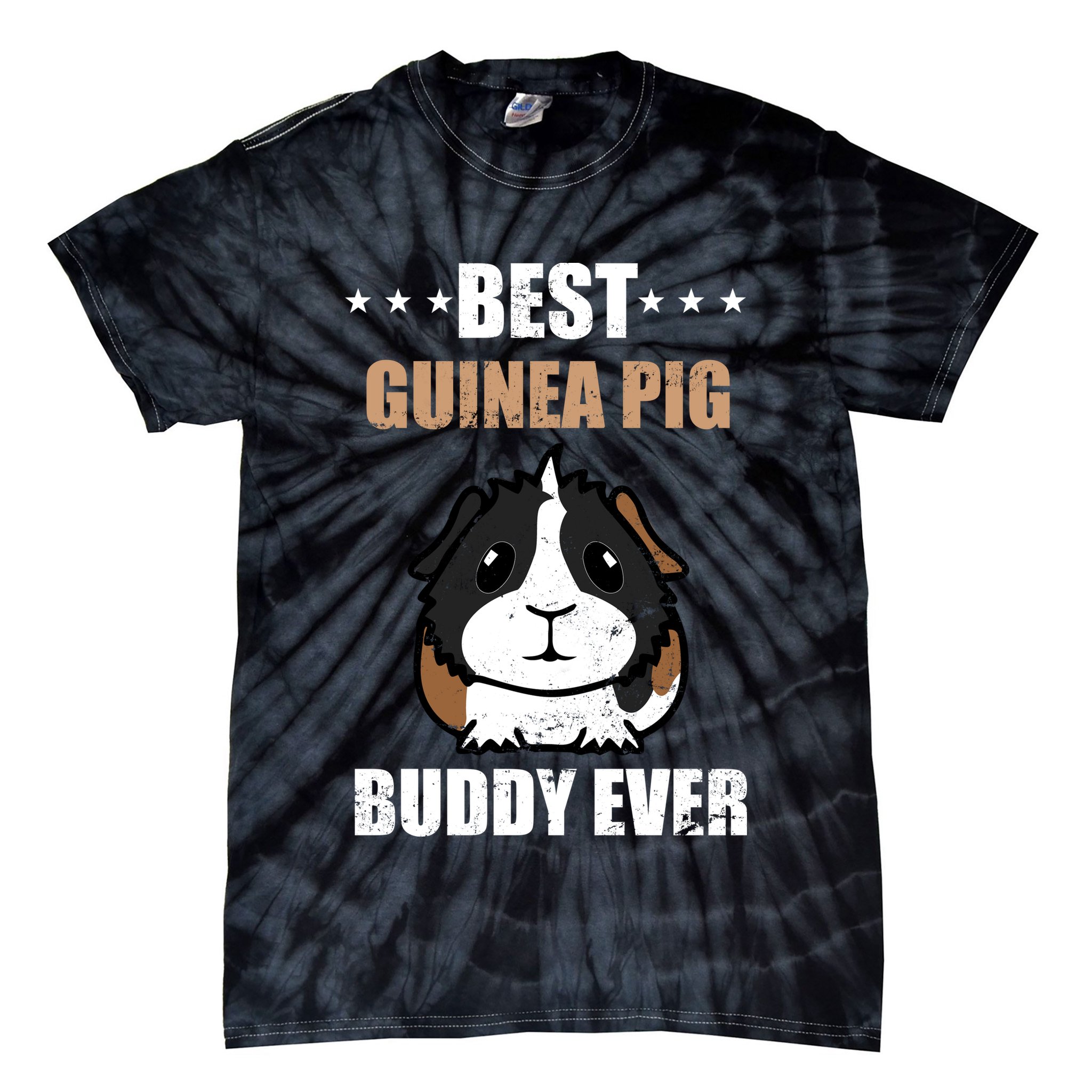Best Guinea Pig Buddy Ever Tie-Dye T-Shirt