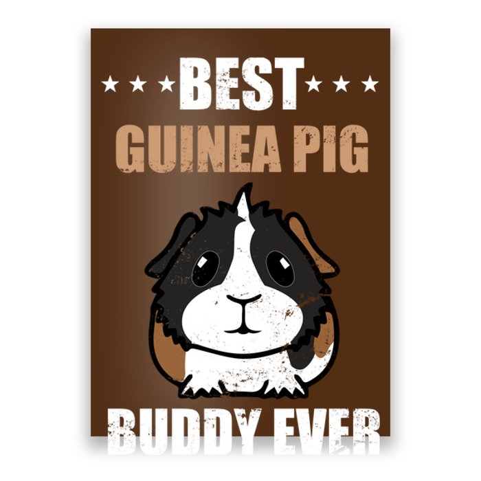 Best Guinea Pig Buddy Ever Poster