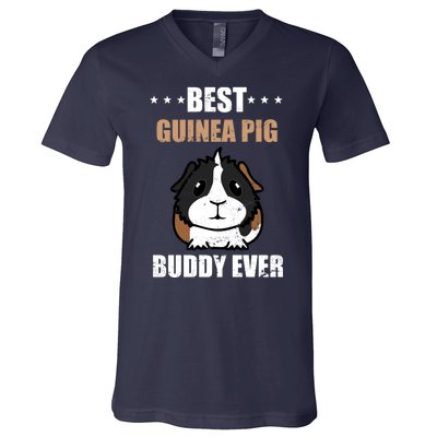 Best Guinea Pig Buddy Ever V-Neck T-Shirt