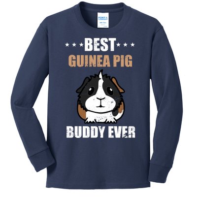 Best Guinea Pig Buddy Ever Kids Long Sleeve Shirt